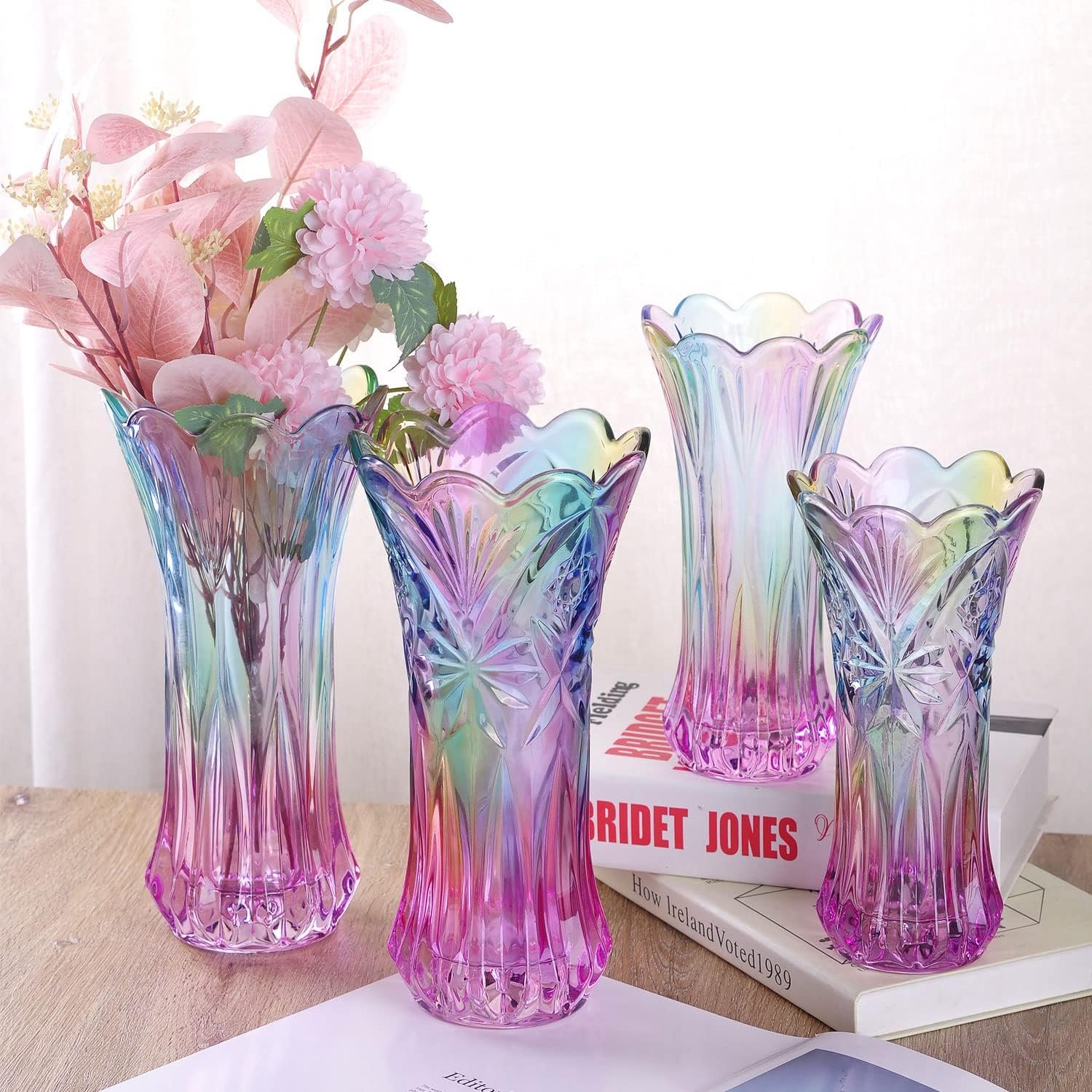 Comparing 3 Colorful Flower Vases for Centerpieces