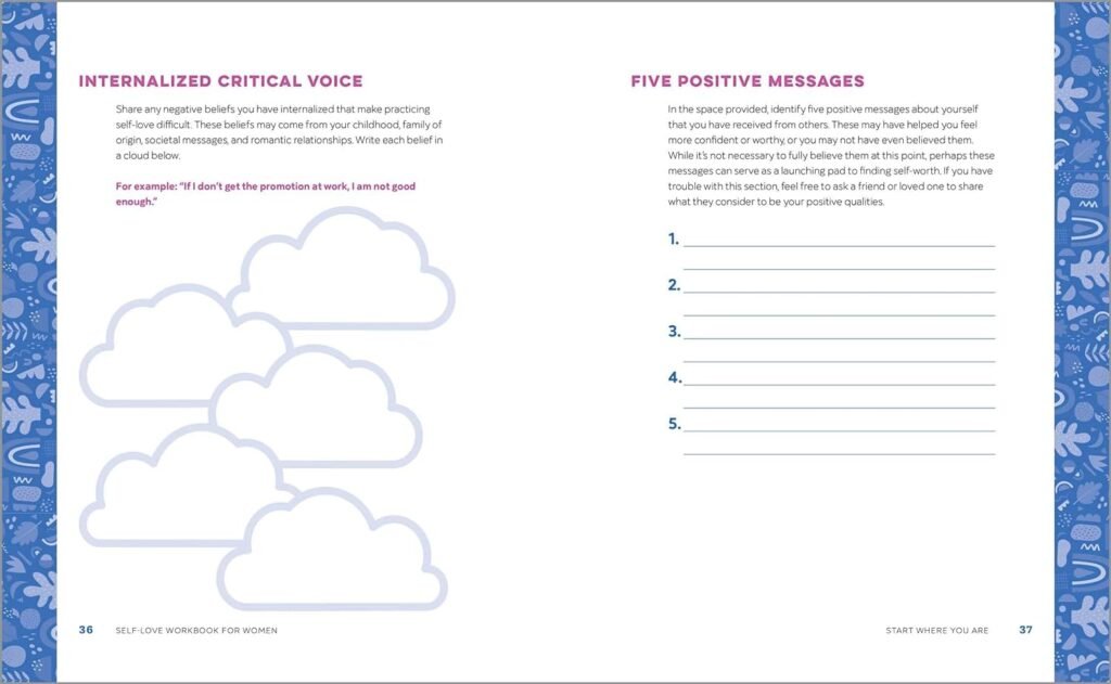 Self-Love Workbook for Women: Release Self-Doubt, Build Self-Compassion, and Embrace Who You Are (Self-Love Workbook and Journal)     Paperback – September 29, 2020