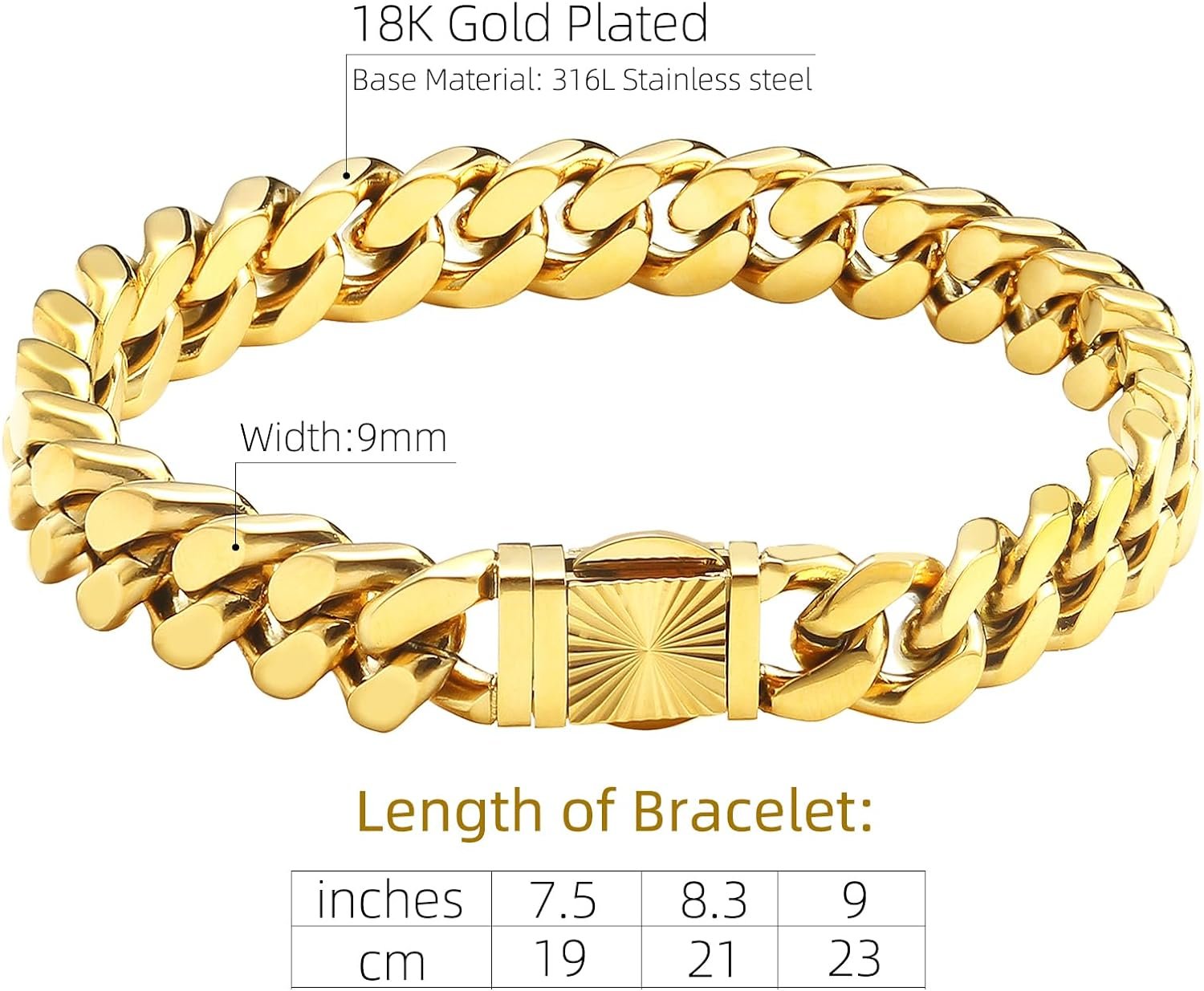 Comparative Review: Men’s Cuban Link Chain Bracelets – CaptainSteeL, TOBENY, LOYALLOOK