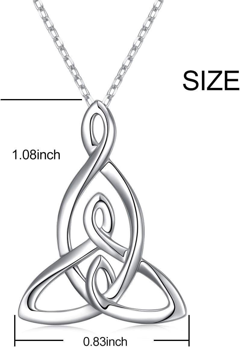 Comparing Diamond Celtic Knot, Tibetan Endless Knot, & FLYOW Celtic Motherhood Necklaces