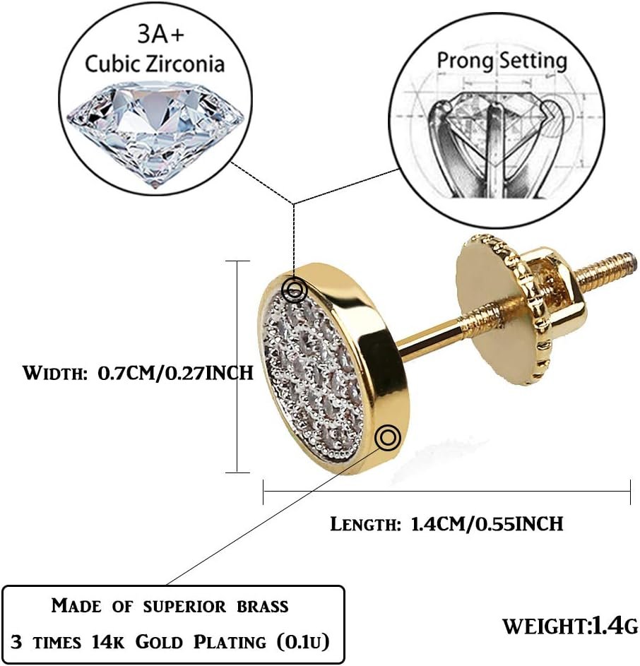 Comparing Men’s Studs, Hoops & Sets: Topgrillz, Yadoca & Edforce