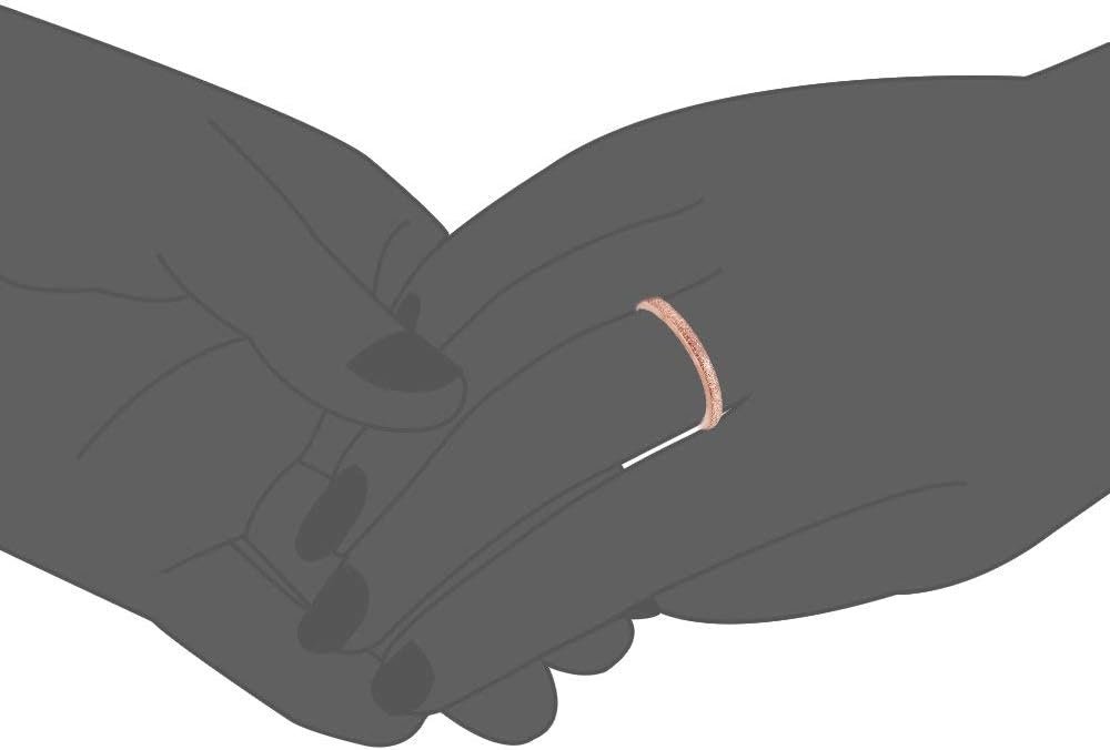 JOERICA 3Pcs 2mm Stainless Steel Womens Stackable Eternity Ring Band Engagement Wedding Ring Set 4-9 JOERICA 3Pcs 2mm Stainless Steel Womens Stackable Eternity Ring Band Engagement Wedding Ring Set 4-9