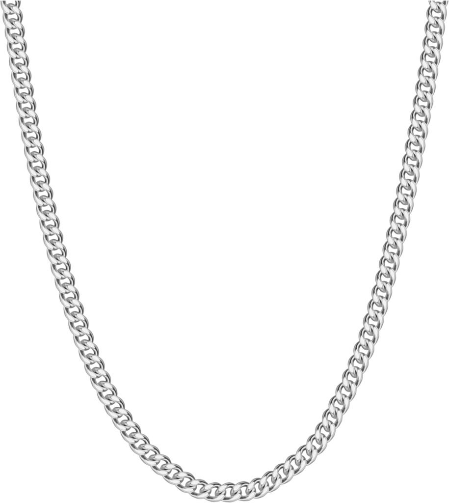 Reoxvo Silver/14K Gold Plated Cuban Link Chains for Men Stainless Steel Chain Necklaces for Men Boys Women Silver Chain Necklace Mens Accessories Jewelry 18/20/22/24/30 Inch Reoxvo Silver/14K Gold Plated Cuban Link Chains for Men Stainless Steel Chain Necklaces for Men Boys Women Silver Chain Necklace Mens Accessories Jewelry 18/20/22/24/30 Inch