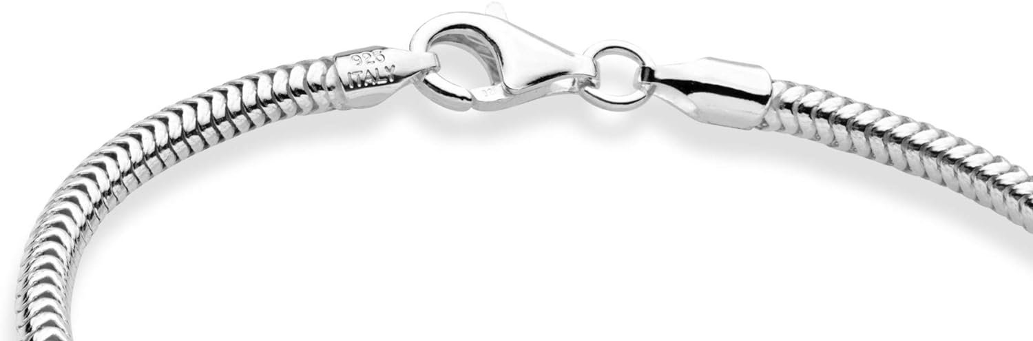 Comparing 925 Sterling Silver Chain Bracelets for Women: Miabella vs Amberta