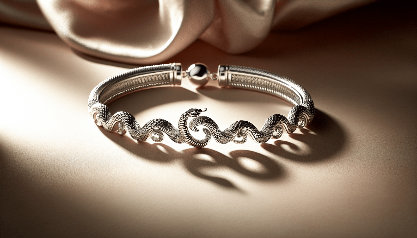 Women Sterling Silver Bracelet, 925 Silver Snake Charm Bracelets, Valentines Day Mothers Day Birthday Christmas Gift for Girl Mom Wife Teen