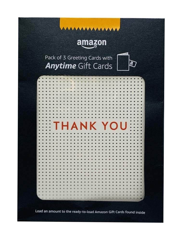 Amazon Premium Greeting Cards with Anytime Gift Cards, Pack of 3